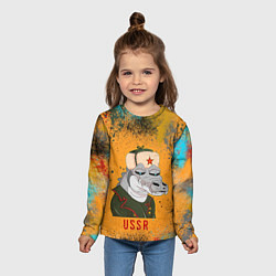 Лонгслив детский Nft token art USSR, цвет: 3D-принт — фото 2