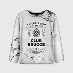 Лонгслив детский Club Brugge Football Club Number 1 Legendary, цвет: 3D-принт