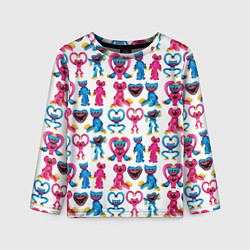 Детский лонгслив POPPY PLAYTIME HAGGY WAGGY AND KISSY MISSY PATTERN