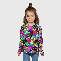 Лонгслив детский Щупальца и слизь, цвет: 3D-принт — фото 2