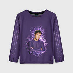 Лонгслив детский Юра Шатунов вечно молодой, цвет: 3D-принт