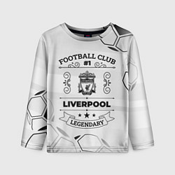 Лонгслив детский Liverpool Football Club Number 1 Legendary, цвет: 3D-принт