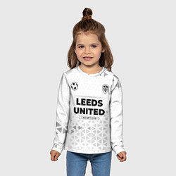 Лонгслив детский Leeds United Champions Униформа, цвет: 3D-принт — фото 2