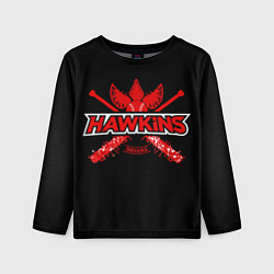 Лонгслив детский Hawkins Indiana, цвет: 3D-принт
