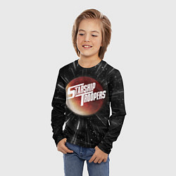 Лонгслив детский Starship Troopers Warp Logo, цвет: 3D-принт — фото 2