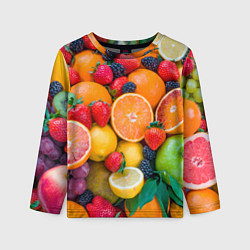 Детский лонгслив ABUNDANCE OF FRUITS