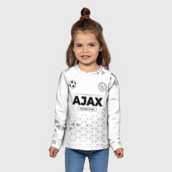 Лонгслив детский Ajax Champions Униформа, цвет: 3D-принт — фото 2