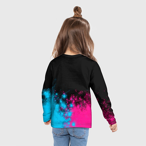 Детский лонгслив Genesis Neon Gradient / 3D-принт – фото 6