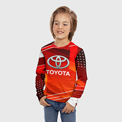 Лонгслив детский Toyota Abstraction Sport, цвет: 3D-принт — фото 2