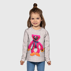 Лонгслив детский Киси Миси объёмная игрушка - Kissy Missy, цвет: 3D-принт — фото 2