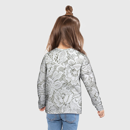 Детский лонгслив Советское кружево / 3D-принт – фото 6