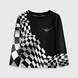 Лонгслив детский UAZ racing flag, цвет: 3D-принт