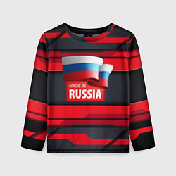 Лонгслив детский Red & Black - Russia, цвет: 3D-принт