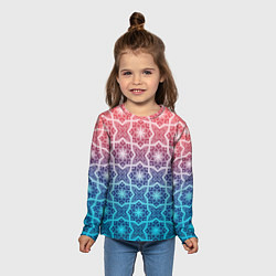 Лонгслив детский Восточная мозаика, цвет: 3D-принт — фото 2