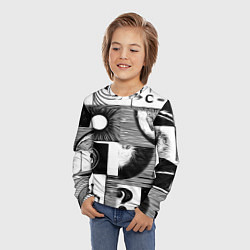 Лонгслив детский Вопросы из космоса, цвет: 3D-принт — фото 2