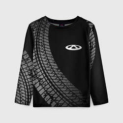 Детский лонгслив Chery tire tracks