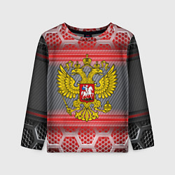 Лонгслив детский Россия будущего, цвет: 3D-принт