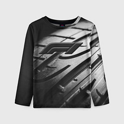 Детский лонгслив Formula 1 - dark theme