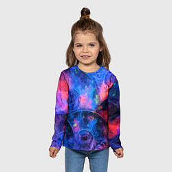 Лонгслив детский Композиция из дисков, цвет: 3D-принт — фото 2