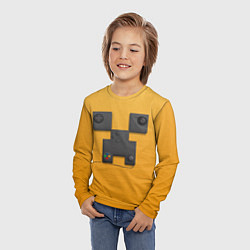 Лонгслив детский Minecraft Creeper game, цвет: 3D-принт — фото 2
