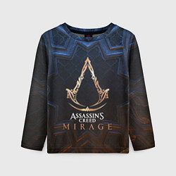 Лонгслив детский Assassins creed mirage logo, цвет: 3D-принт