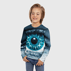 Лонгслив детский Инопланетный глаз, цвет: 3D-принт — фото 2