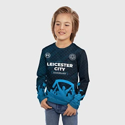 Лонгслив детский Leicester City legendary форма фанатов, цвет: 3D-принт — фото 2