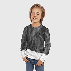 Лонгслив детский Имитация скалы, цвет: 3D-принт — фото 2