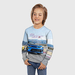Лонгслив детский Chevrolet Camaro ZL 1 - Motorsport, цвет: 3D-принт — фото 2