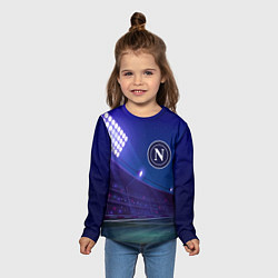 Лонгслив детский Napoli ночное поле, цвет: 3D-принт — фото 2