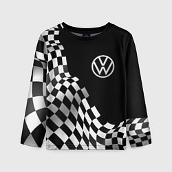 Детский лонгслив Volkswagen racing flag