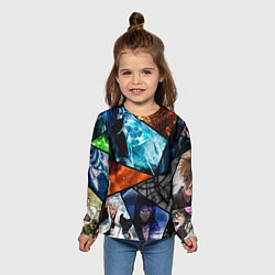 Лонгслив детский Персонажи Блич В Осколах, цвет: 3D-принт — фото 2