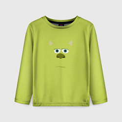 Лонгслив детский Майк Салливан лицо, цвет: 3D-принт