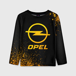 Лонгслив детский Opel - gold gradient, цвет: 3D-принт