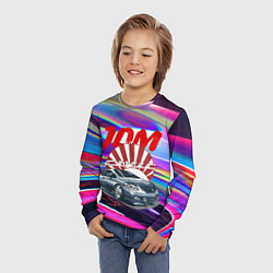 Лонгслив детский Honda Civic - JDM style, цвет: 3D-принт — фото 2