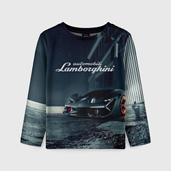 Лонгслив детский Lamborghini - power - Italy, цвет: 3D-принт