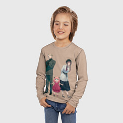 Лонгслив детский Семейство Форджер - Семья шпиона, цвет: 3D-принт — фото 2