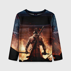 Лонгслив детский Sekiro: Shadows Die Twice, цвет: 3D-принт