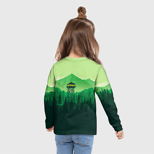 Детский лонгслив Файрвотч / 3D-принт – фото 6