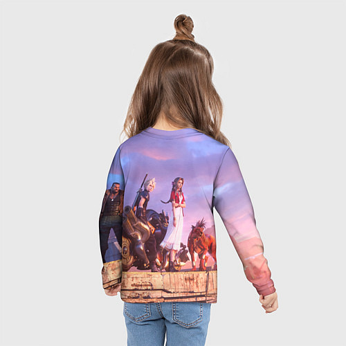 Детский лонгслив Final Fantasy VII Remake / 3D-принт – фото 6