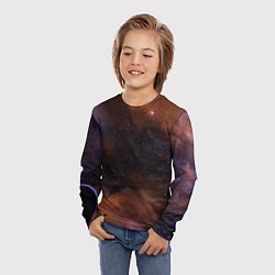 Лонгслив детский Космос и множество звёзды, цвет: 3D-принт — фото 2