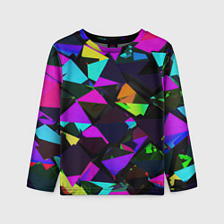 Лонгслив детский Shapes triangle geometry, цвет: 3D-принт