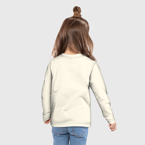 Детский лонгслив Кот военный пилот / 3D-принт – фото 6