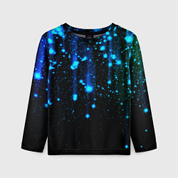 Лонгслив детский Сияющий звездопад, цвет: 3D-принт