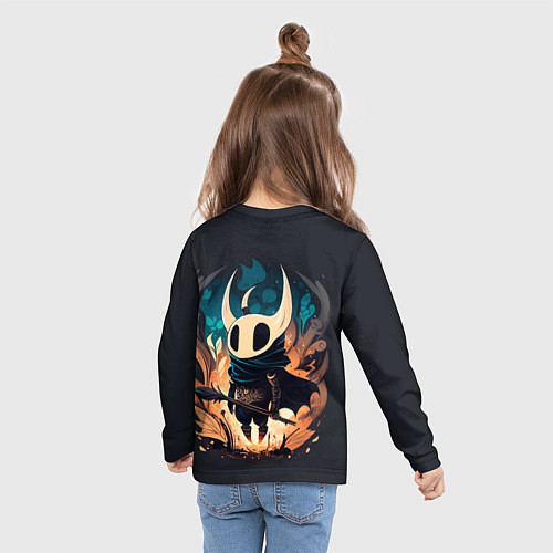 Детский лонгслив Hollow Knight c посохом / 3D-принт – фото 6
