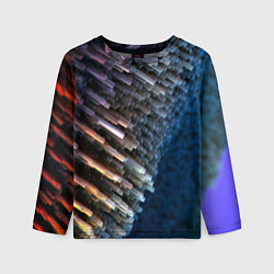 Детский лонгслив Shape grey abstract
