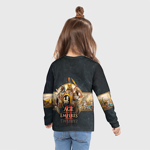Детский лонгслив Age of Empires Эпоха империй / 3D-принт – фото 6