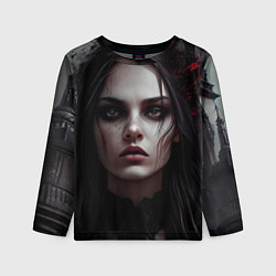 Лонгслив детский Готическая девушка Алприка, цвет: 3D-принт