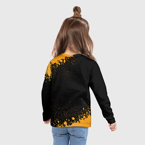 Детский лонгслив Данила и зологой герб РФ / 3D-принт – фото 6