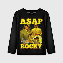 Лонгслив детский Asap Rocky, rapper, цвет: 3D-принт